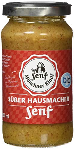 Münchner Kindl Hausmacher Senf süß, 6er Pack (6 x 200 ml) von MÜNCHNER KINDL