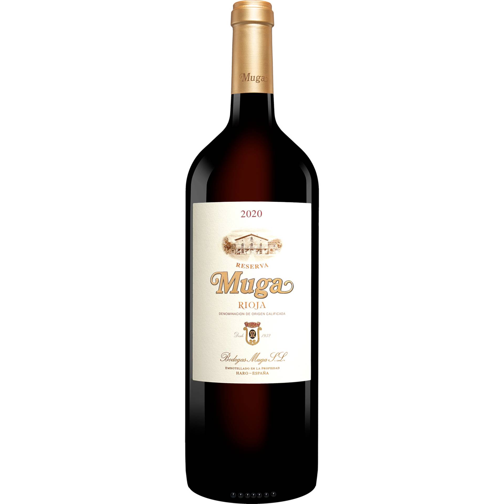 Muga Reserva - 1,5 L. Magnum 2020  1.5L 14.5% Vol. Rotwein Trocken aus Spanien von Muga