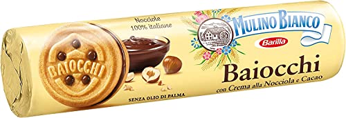 3x Mulino Bianco Baiocchi tube schoko reigel Kekse mit Schokolade 168gr snack von Mulino Bianco