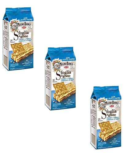 3x Mulino Bianco Barilla 20x Crackers Cracker non salati ungesalzen 500g Italien von Mulino Bianco