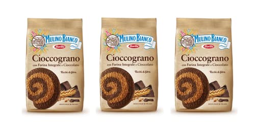 3x Mulino Bianco Cioccograno Vollkorn kekse mit schokolade 350g biscuits kuchen von Mulino Bianco