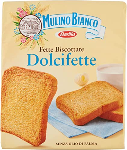 3x Mulino Bianco Fette biscottate Le Dolcifette 315g kekse Zwieback brot von Mulino Bianco