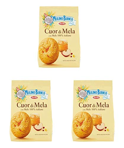 3x Mulino Bianco Kekse Cuor di mela 250g Italien biscuits cookies kuchen brioche von Mulino Bianco