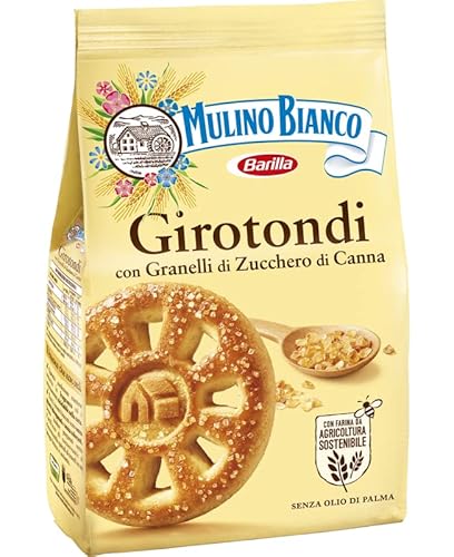Mulino Bianco "Girotondi" Shortbread with grains of sugar cane, 350 g, 3 Stück von Mulino Bianco