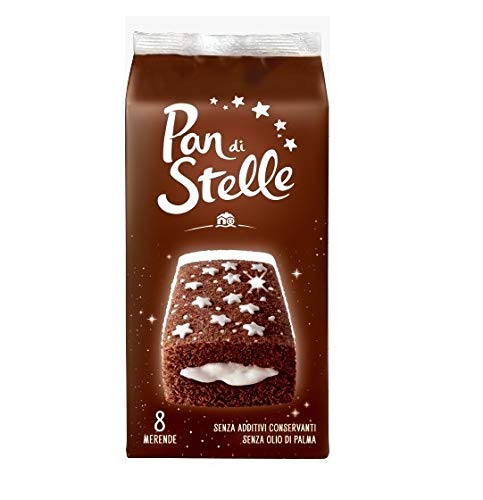 Mulino Bianco Kekse La Merenda Pan di Stelle 8x Kuchen mit Kakao 280g von Mulino Bianco