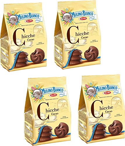 Mulino Bianco: Chicche Shortcake gefüllt mit Kakao-Creme, 200 g, 4 Stück von Mulino Bianco