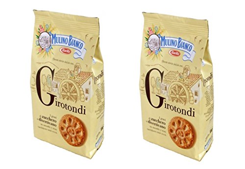 Mulino Bianco: "Girotondi" Shortbread mit Zuckerrohrkörnchen, 350 g, 2 Stück von Mulino Bianco