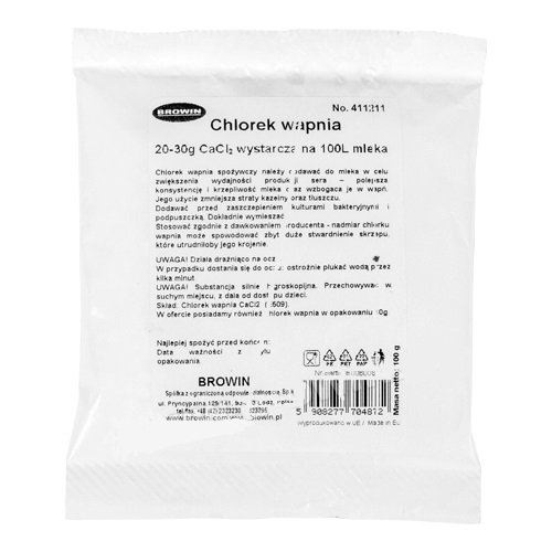 MultiDepot CALCIUMCHLORID 100g CaCL2 E509 für KÄSE zur KÄSEHERSTELLUNG KÄSEREI 411211 von MultiDepot