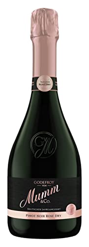 Godefroy von Mumm Pinot Noir Sekt - Feinperliger, edler Rosé-Sekt für besondere Anlässe (1 x 0,75l) (Packung mit 6) von Mumm