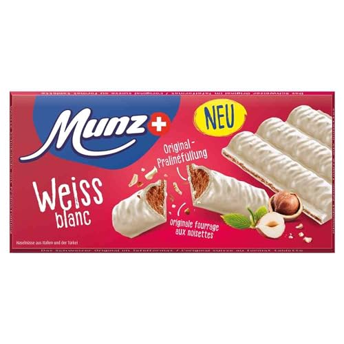 Munz Prügeli Schokoladen-Tafel Weiss 1 x 100g von Munz