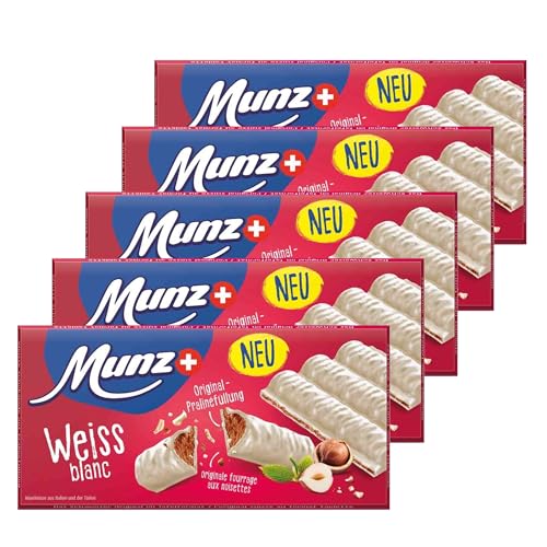 Munz Prügeli Schokoladen-Tafel Weiss 5 x 100g Tafeln von Munz