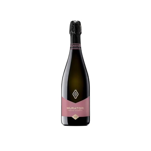 Muratori Franciacorta Rosé, klassischer Rosé-Schaumwein Extra Brut, 12% vol, 750 ml von Muratori