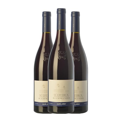 Muri-Gries Blauburgunder Spätburgunder Alto Adige 75 cl Rotwein (Karton mit 3 Flaschen von 75 cl) von Muri-Gries