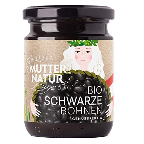 Mutter Natur - Bio Schwarze Bohnen im Glas - 235 g von Mutter Natur