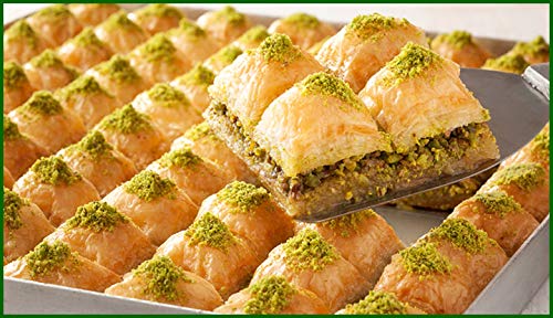 Premium Baklava mit Pistazien nach traditionellem Hausrezept (1000 gr.) von Mutters Baklava