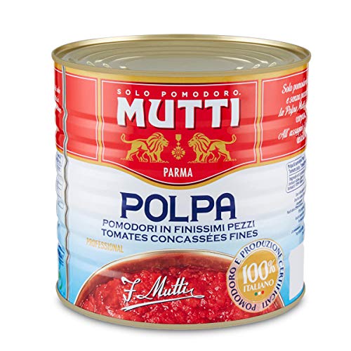 6x Mutti polpa di Pomodoro Tomatenpulpe Tomaten sauce 100% Italienisch 2,5 Kg von Mutti