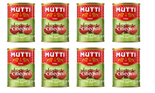 8x Mutti Pomodorini ciliegini Kirschtomaten Tomaten sauce 100% Italienisch 400g von Mutti