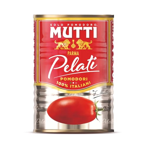 Mutti Pelati Schältomaten, 6er Pack (6 x 400 g) von Mutti