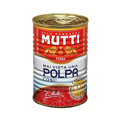 Mutti Polpa feinstes Tomatenfruchtfleisch, 100% Italienisch, 400 g von Mutti