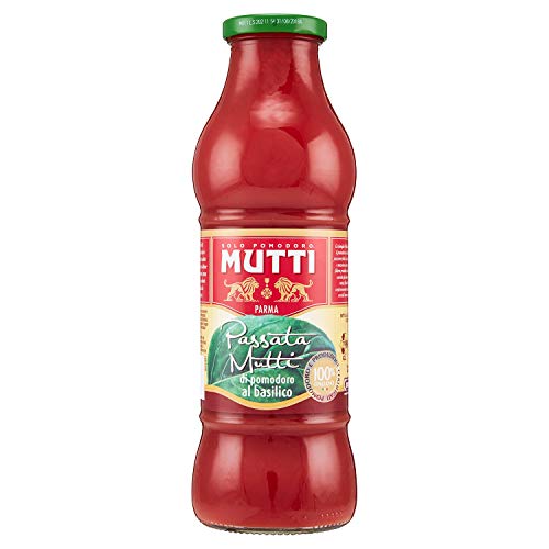 Mutti Tomatenpüree Basilico 720 ml Flasche von Mutti