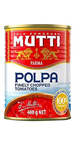 Mutti polpa di Pomodoro Tomatenpulpe Tomaten sauce 100% Italienisch 400g dose von Mutti