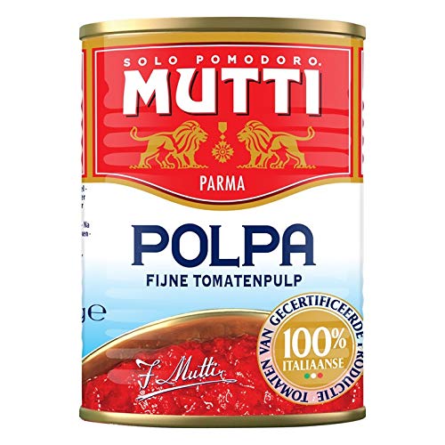 Mutti polpa di Pomodoro Tomatenpulpe Tomaten sauce 100% Italienisch 400g in dose von Mutti
