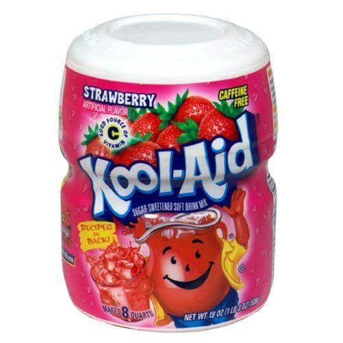 Kool Aid Erdbeer-Kiwi-Dose, 538 g, Box mit 12 Stück von My Africa Store