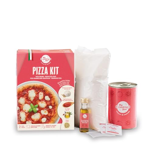 Kochbox Italienische Pizza, My Cooking Box, ausgewählte italienische Zutaten, kleine Geschenkidee für Genießer von My Cooking Box