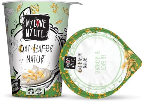 Fermentierte Bio-Hafercreme Natur ungesüßt 18 x 400 gr von My Love My Life