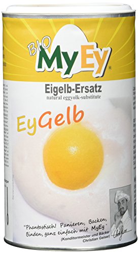 MyEy EyGelb, BIO Eigelb-Ersatz, vegan, sojafrei, cholesterinfrei, 2er Pack (2 x 200 g) von MyEy