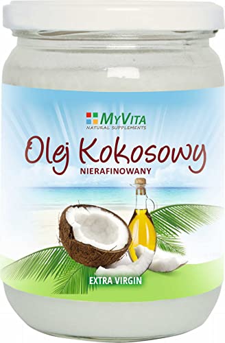 Kaltgepresstes unraffiniertes Kokosöl extra virgin 200 ml MyVita von MyVita