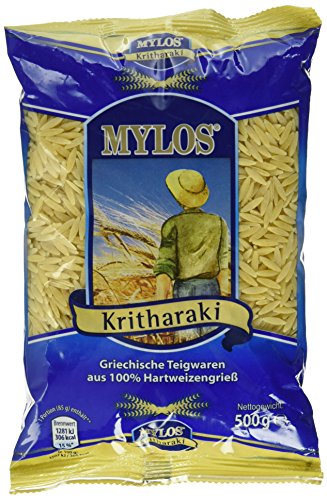 Mylos Kritharaki aus 100% Hartweizengrieß, 24er Pack (24 x 500 g) von Mylos