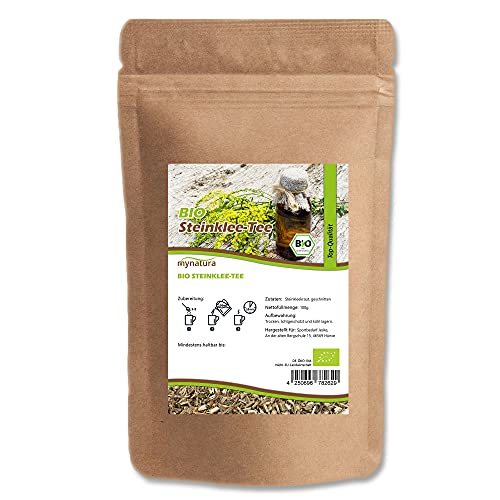 Mynatura Bio Steinklee Tee I Steinkleekraut I Kräutertee I Naturprodukt I Honigklee I Heimische Kräuter I Im Beutel (100g) von mynatura