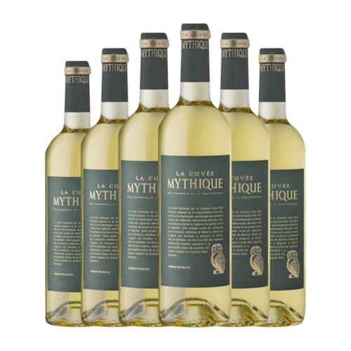 Mythique La Cuvée Blanc Vin de Pays d'Oc 75 cl Weißwein (Karton mit 6 Flaschen von 75 cl) von Mythique