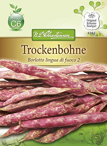 N.L. Chrestensen 4382 Trockenbohne Borlotto lingua di fuoco 2 (Trockenbohnensamen) von N.L.Chrestensen