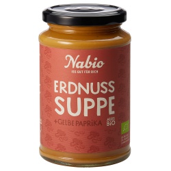 Erdnusssuppe mit gelber Paprika (Auslaufartikel) von NABA Feinkost