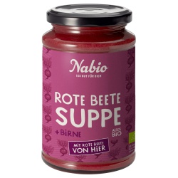 Rote-Bete-Cremesuppe mit Birne von NABA Feinkost