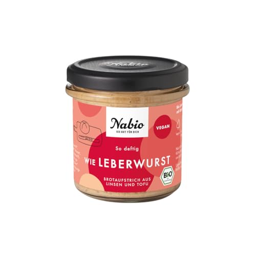 NABIO | Brotzeit Aufstrich wie Leberwurst I vegan I (1 x 135g) von NABIO