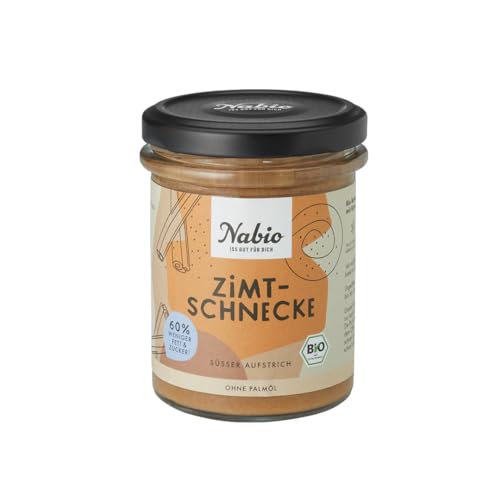 NABIO | Süßer Aufstrich Zimtschnecke I vegan und ohne Palmöl I (1 x 175g) von NABIO