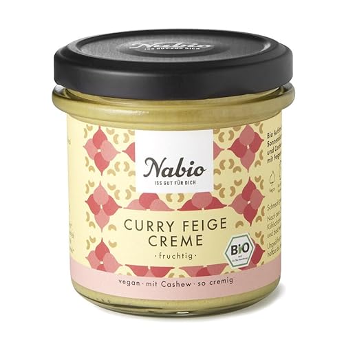 Nabio Bio Aufstrich Curry Feige Creme fruchtig, 135 g von NABIO