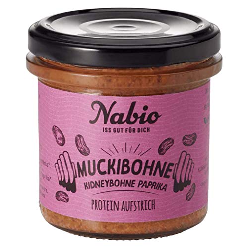 Nabio Bio Brotaufstrich Kidneybohne & Paprika, 140 g von NABIO