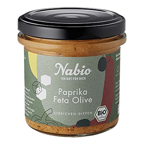 Nabio Bio Brotaufstrich Paprika-Feta & Olive, 135 g von NABIO