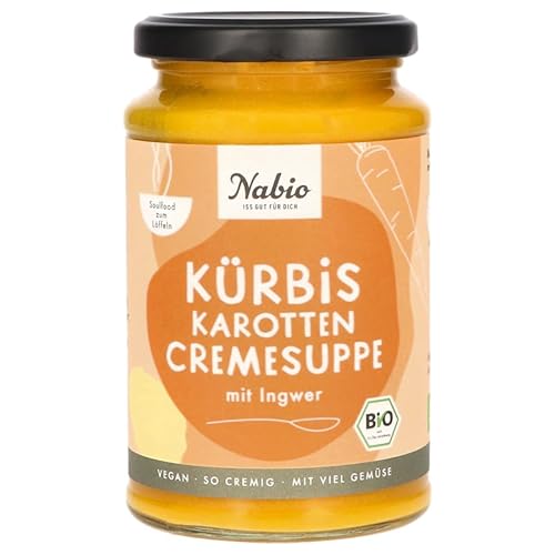 Nabio Bio-Cremesuppe Kürbis-Karotte, 375 ml von NABIO