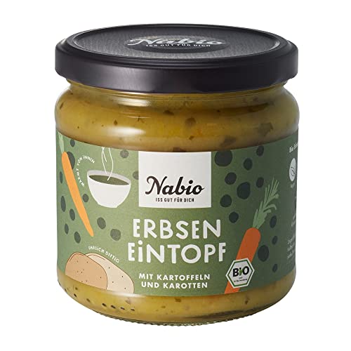 Nabio Bio Erbseneintopf im Glas, 365 g von NABIO