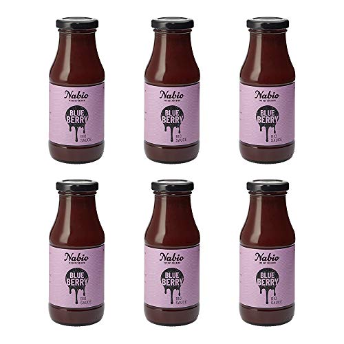 Nabio Blue Berry Sauce, Bio - Grillsauce, vegan, 6er Pack (6 x 240 ml) von NABIO