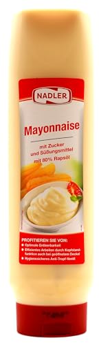 Nadler Mayonnaise mit 80% Rapsöl, 12er Pack (12 x 875ml) von Nadler