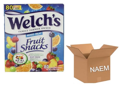 Gemischte Obst-Snacks, 0,9 Unzen, 80 Stück NAEM von NAEM