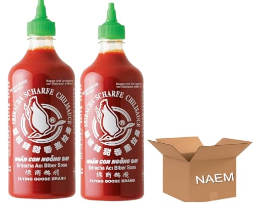 Heiße Chilisauce Sriracha 730 ml (2 Stück) | NAEM von NAEM