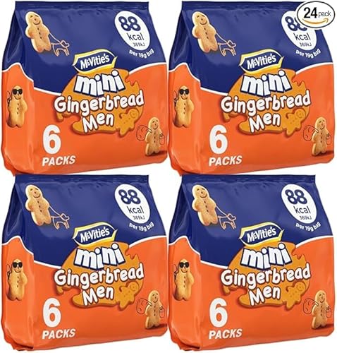 McVitie's Mini-Lebkuchenmann-Kekse, Multipack, 6 x 19 g (4 Stück) NAEM von NAEM