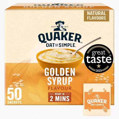 Oat So Simple Golden Sirup Porridge Sachets, 50 x 36 g | BY NAEM von NAEM